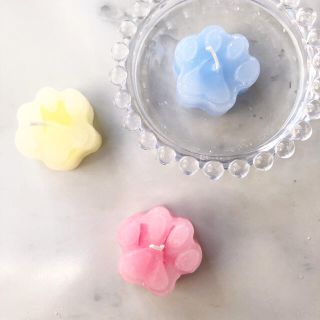【にいな様専用】肉球キャンドル❋3color(アロマ/キャンドル)