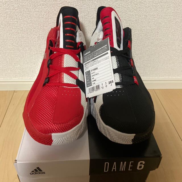 希少 adidas DAME6 アディダス デイム6 バッシュ 27cm