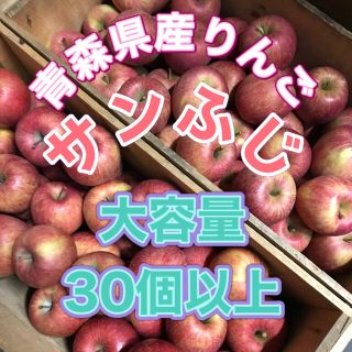 大容量　青森県産りんご　サンふじ　たっぷり入ってます(野菜)