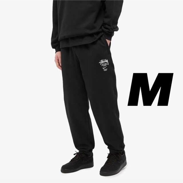 Stussy NIKE Pant BLACK M フリース パンツ 黒