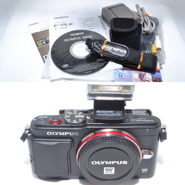 OLYMPUS E-PL6 ブラック ボディ 3