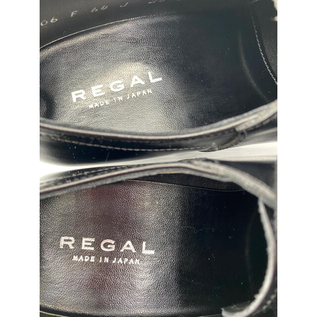 REGAL(リーガル)の使用一回の極美品　REGAL リーガル　サドルシューズ　24.0 5506 黒 メンズの靴/シューズ(ドレス/ビジネス)の商品写真