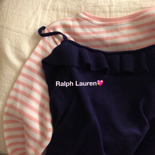 Ralph Lauren(ラルフローレン)のRalph Lauren frill camisole💜 レディースのトップス(キャミソール)の商品写真