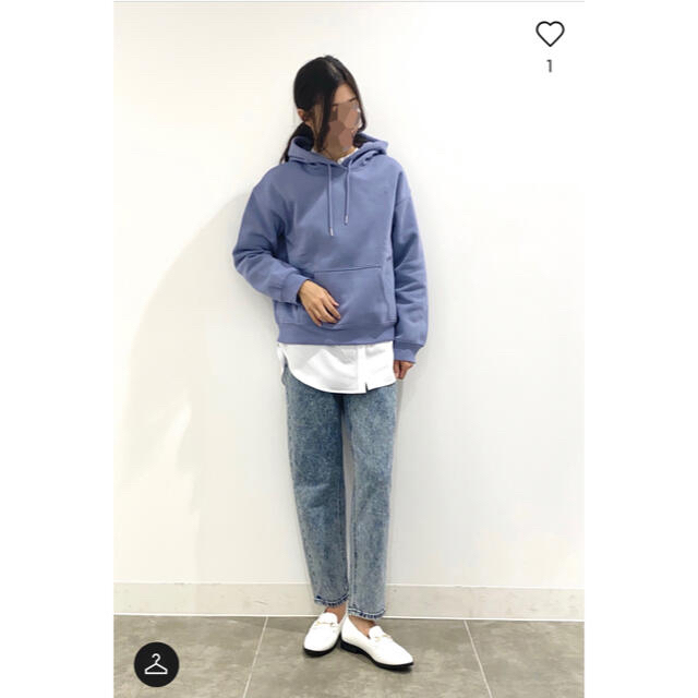 【新品・タグ付き】GU スウェットプルパーカ(長袖) BLUE XXL