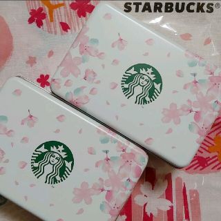 スターバックスコーヒー(Starbucks Coffee)の◇2缶◇ スターバックス クッキー さくら ベリー チョコレートクッキー(菓子/デザート)