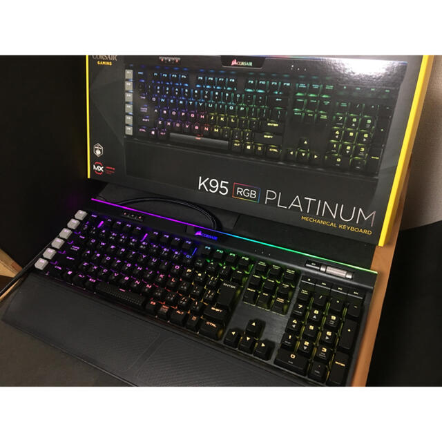 Corsair K95 PLATINUM ゲーミングキーボードPC/タブレット