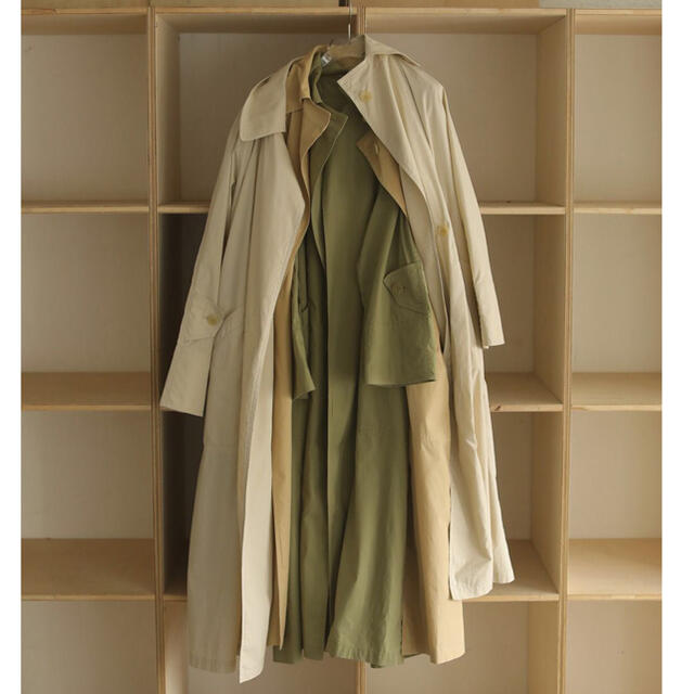 トレンチコートTODAYFUL Tuck Over Trenchcoat（エクリュ）