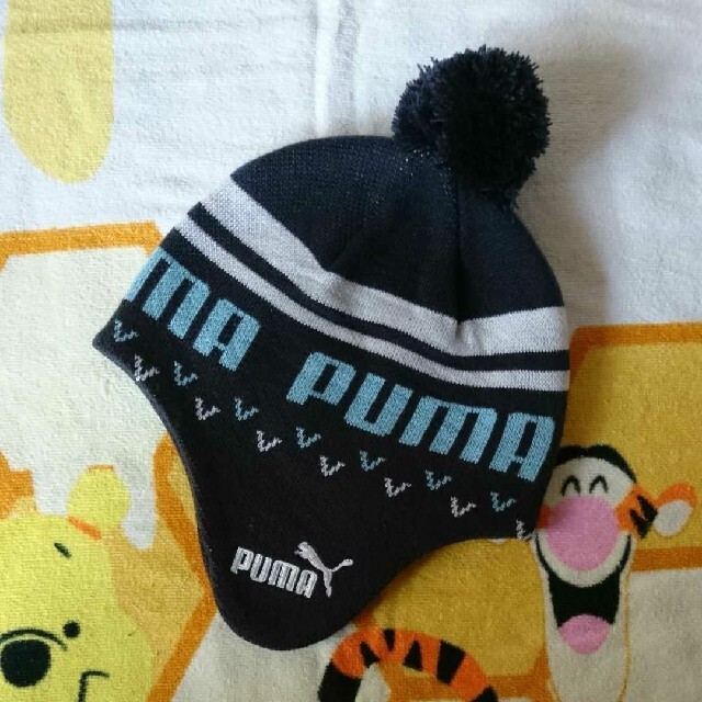 PUMA(プーマ)のBuzz様専用 ☆ PUMA ニット帽 子供用 キッズ/ベビー/マタニティのこども用ファッション小物(帽子)の商品写真