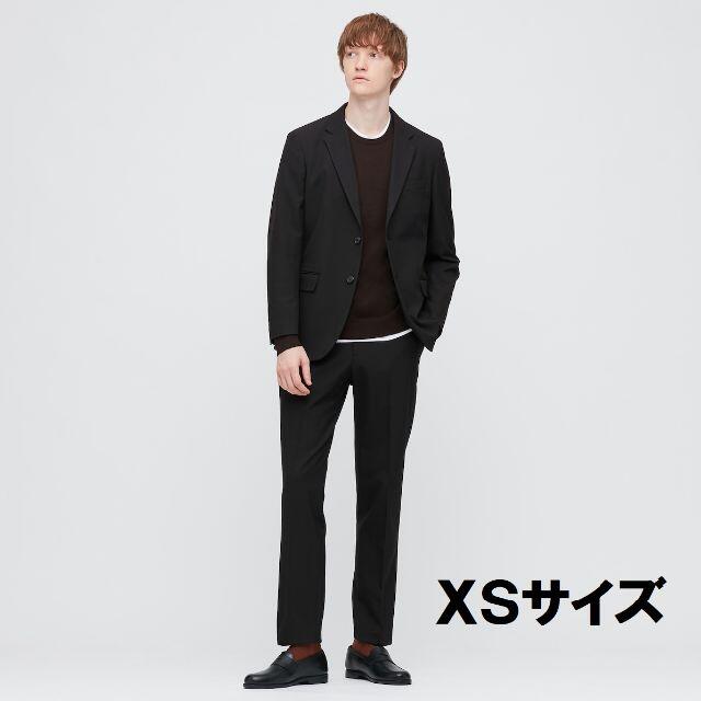 UNIQLO(ユニクロ)のユニクロ 2WAYストレッチジャケット ブラック XS メンズのジャケット/アウター(テーラードジャケット)の商品写真