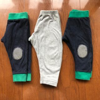 プチバトー(PETIT BATEAU)のプチバトー　レギンス　3枚セット　紺　紺色　スパッツ(パンツ)