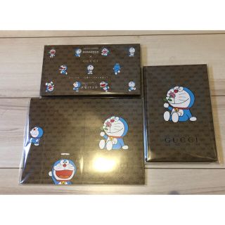 グッチ(Gucci)のドラえもん　グッチ　GUCCI コラボ　ノート　付箋　便箋　3セット(キャラクターグッズ)