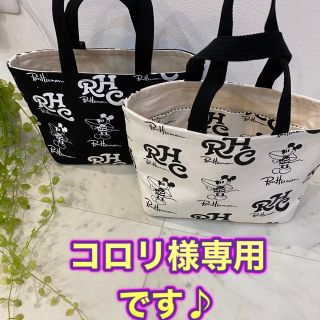 ミッキー　モノトーン　☆ハンドメイド☆ トートバッグ(トートバッグ)