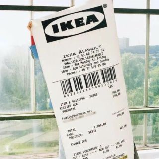 マルケラッド IKEA ヴァージル レシートラグマット 限定