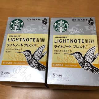 スターバックスコーヒー(Starbucks Coffee)のスターバックス　ORIGAMI ライトノートブレンド10caps(コーヒー)