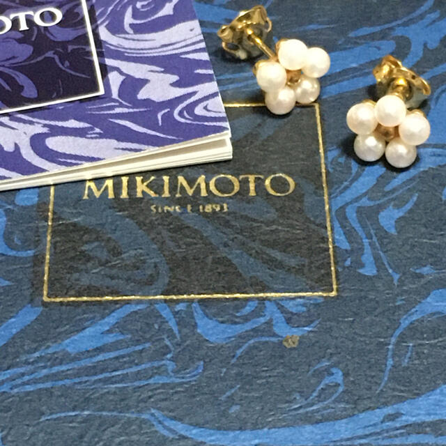 MIKIMOTO k18 あこやベビーパールピアス