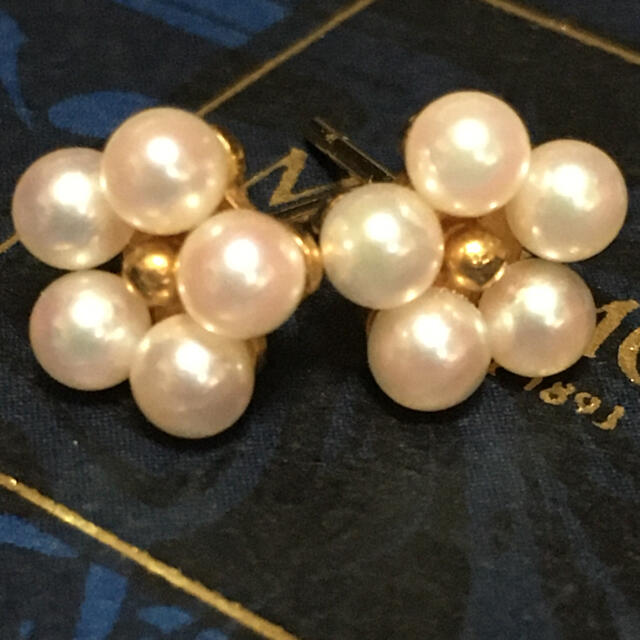 MIKIMOTO k18 あこやベビーパールピアス - www.sorbillomenu.com