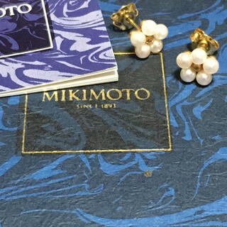 ミキモト(MIKIMOTO)のMIKIMOTO k18 あこやベビーパールピアス(ピアス)