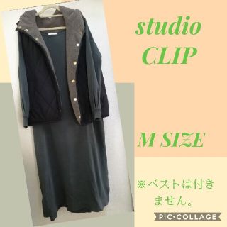 スタディオクリップ(STUDIO CLIP)の☆スタディオクリップ☆ 綿 ロング ワンピース Mサイズ(ロングワンピース/マキシワンピース)