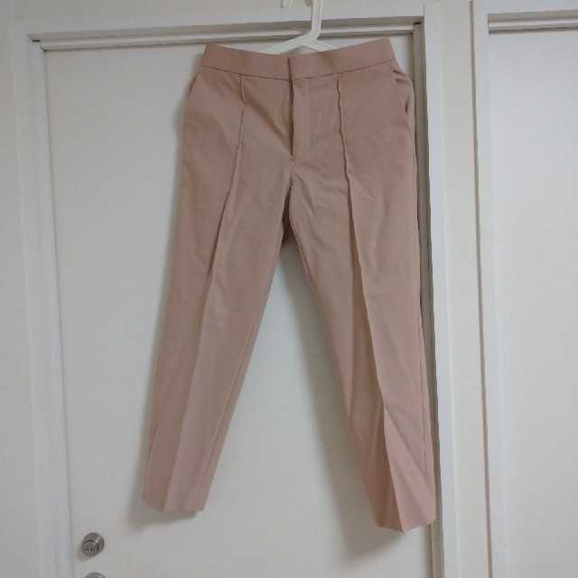 されている Drawer - Drawer今期ギャバジンストレートパンツピンク40の