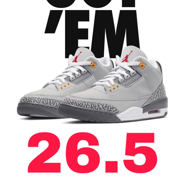 NIKE AIR JORDAN 3 Cool Grey エア ジョーダンジョーダン