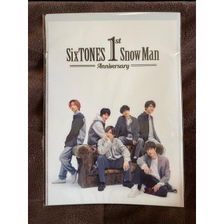 ジャニーズ(Johnny's)のSixTONES SnowMan ダブルクリアファイル(アイドルグッズ)