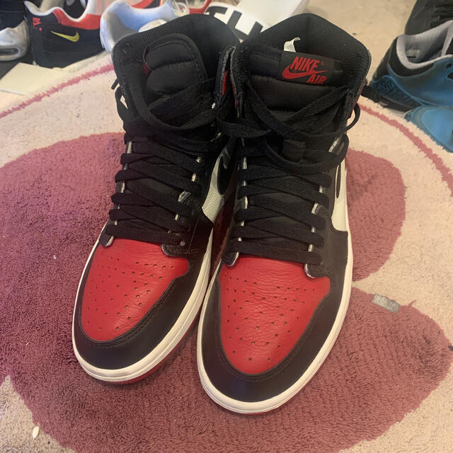 nike  jordan 1  bred toe ジョーダン　ナイキ