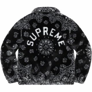 シュプリーム(Supreme)の【新品未使用】Bandana Faux Fur Bomber Jacket(ダウンジャケット)