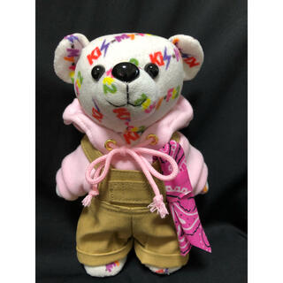 キスマイフットツー(Kis-My-Ft2)のキスマイベア衣装　キスどき風パーカー&サロペット　ピンク(アイドルグッズ)