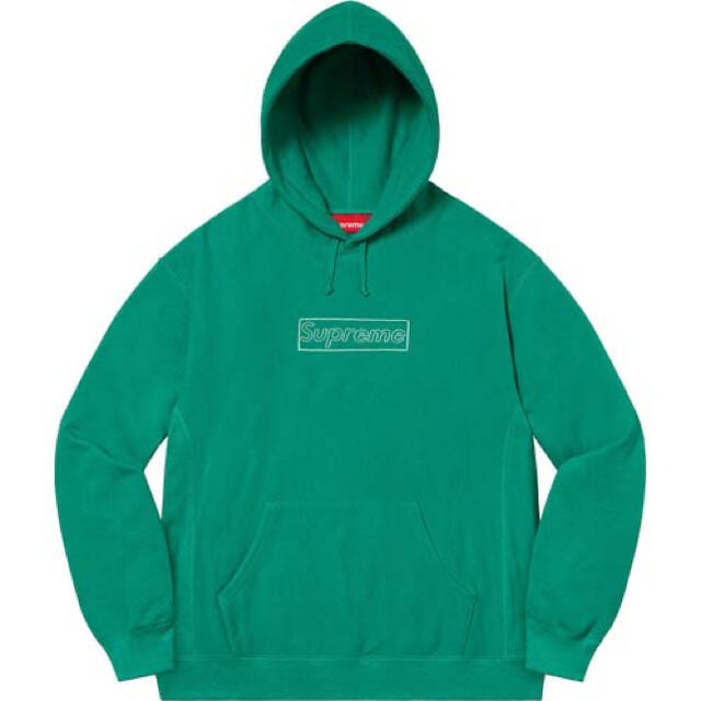 Supreme【新品未使用】KAWS Chalk Logo Hooded Sweatshirt