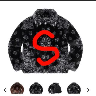 シュプリーム(Supreme)のS Bandana Faux Fur Bomber Jacket　(毛皮/ファーコート)