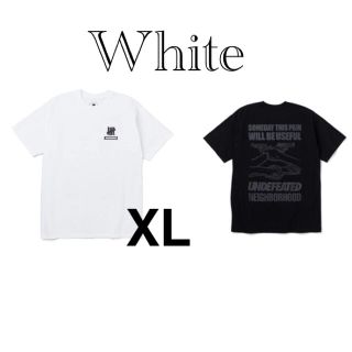 ネイバーフッド(NEIGHBORHOOD)のUNDEFEATED NEIGHBORHOOD Tシャツ　XL 白(Tシャツ/カットソー(半袖/袖なし))