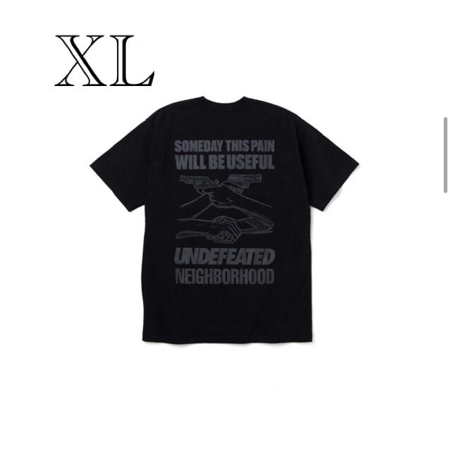 NEIGHBORHOOD(ネイバーフッド)のUNDEFEATED NEIGHBORHOOD Tシャツ　XL 黒 メンズのトップス(Tシャツ/カットソー(半袖/袖なし))の商品写真