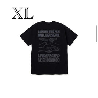 ネイバーフッド(NEIGHBORHOOD)のUNDEFEATED NEIGHBORHOOD Tシャツ　XL 黒(Tシャツ/カットソー(半袖/袖なし))