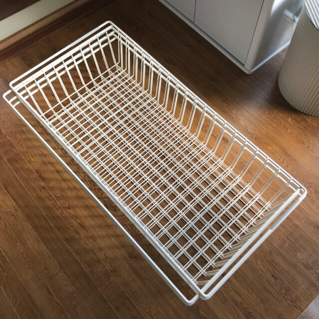 MUJI (無印良品) - 無印良品 スチールユニットシェルフ ワイヤー
