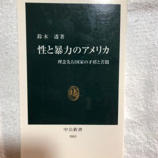 性と暴力のアメリカ 理念先行国家の矛盾と苦悶(人文/社会)