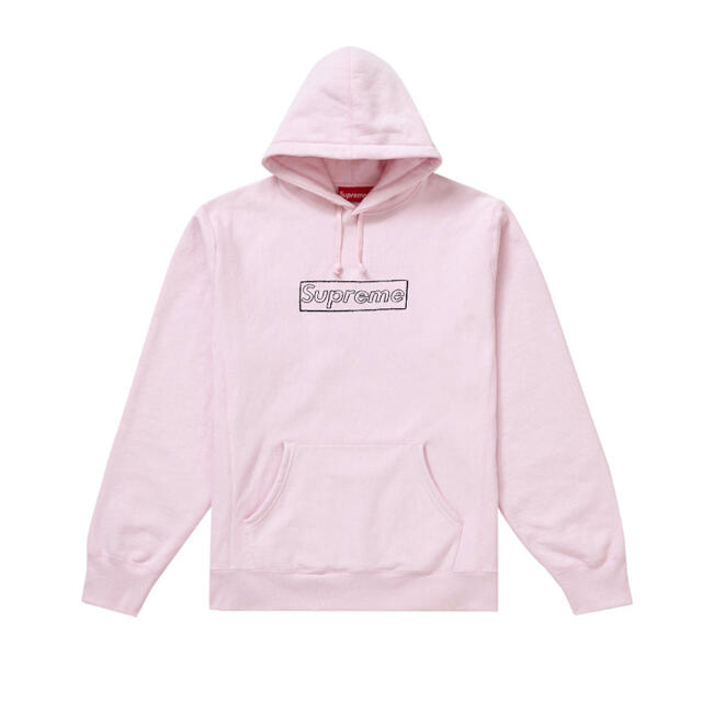 トップスsupreme kaws logo hooded sweatshirt - パーカー