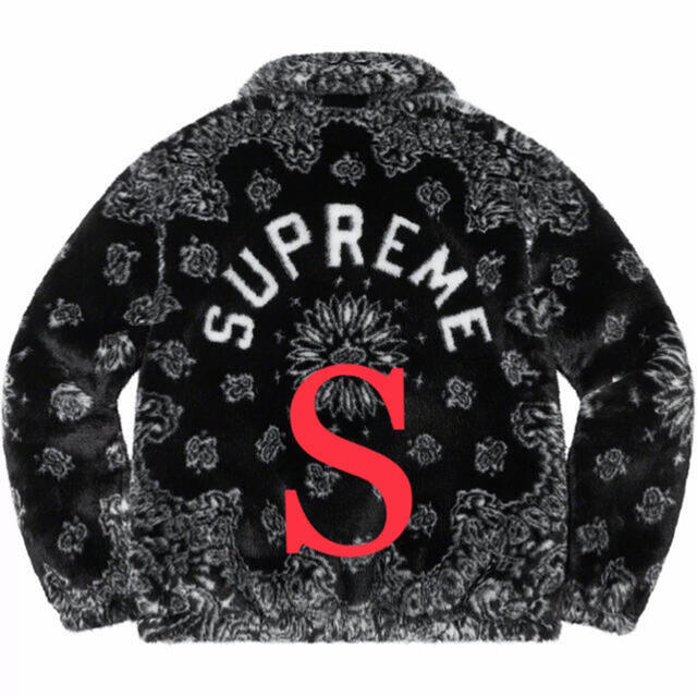 supreme Bandana Faux Fur Bomber Jacket