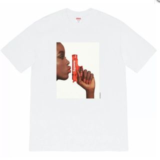 シュプリーム(Supreme)のsupreme water pistol tee 白 Mサイズ(Tシャツ/カットソー(半袖/袖なし))