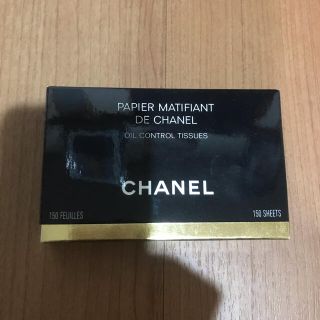 シャネル(CHANEL)の【未使用品】シャネル　CHANEL コントロールティッシュ　あぶらとり紙(あぶらとり紙)