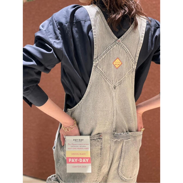 BEAUTY&YOUTH UNITED ARROWS(ビューティアンドユースユナイテッドアローズ)のPAY DAY × 6（ROKU）BEAUTY&YOUTH オーバーオール レディースのパンツ(サロペット/オーバーオール)の商品写真