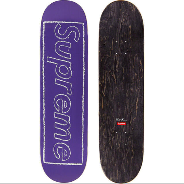 KAWS Chalk Logo Skateboard