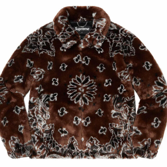 Supreme(シュプリーム)のL Bandana Faux Fur Bomber Jacket supreme レディースのジャケット/アウター(毛皮/ファーコート)の商品写真