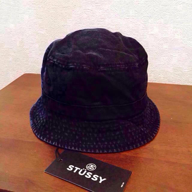 STUSSY(ステューシー)のインディゴ色 STUSSY バケットハット レディースの帽子(ハット)の商品写真