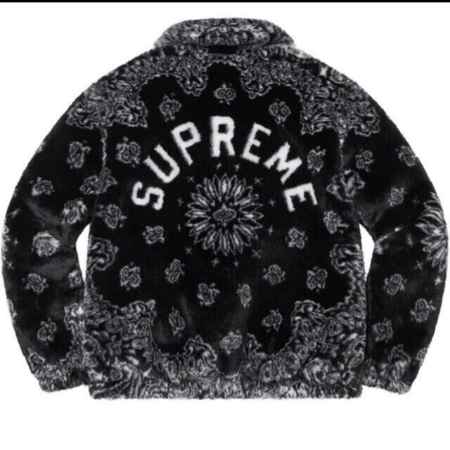 Supreme(シュプリーム)のsupreme Bandana Faux Fur Bomber Jacket M レディースのジャケット/アウター(毛皮/ファーコート)の商品写真