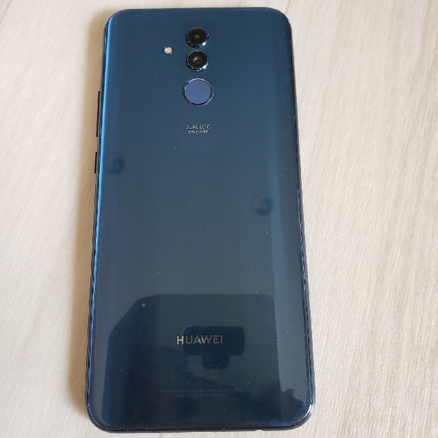 HUAWEI(ファーウェイ)のトレジャーさま専用　HUAWEI Mate20 lite ブルー スマホ/家電/カメラのスマートフォン/携帯電話(スマートフォン本体)の商品写真