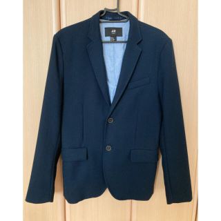 エイチアンドエム(H&M)のH&M ジャケット SLIM FIT ネイビー(テーラードジャケット)