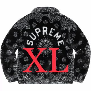 SUPREME Bandana Faux Fur Bomber Jacket (毛皮/ファーコート)