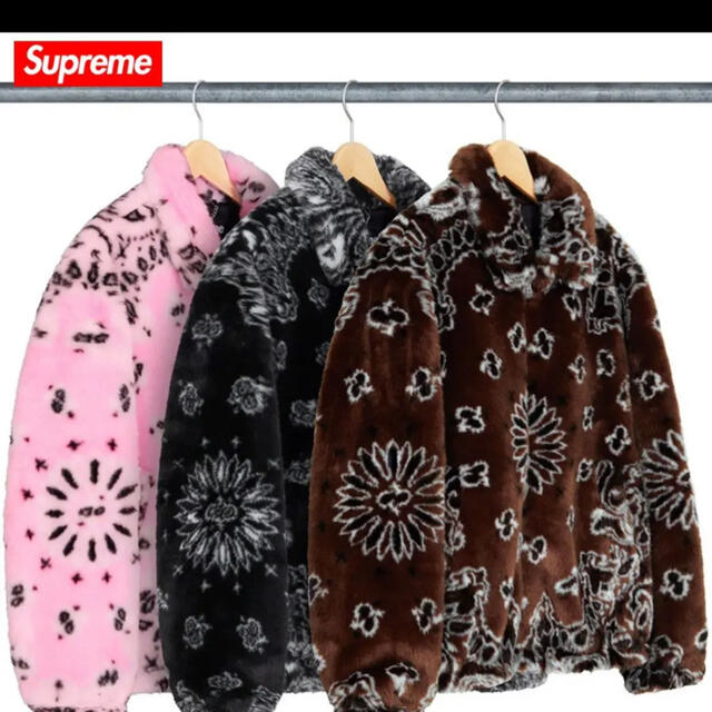 Supreme Bandana Faux Fur Bomber Jacket 1