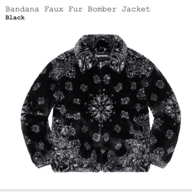 SUPREME Bandana Faux Fur Bomber Jacketジャケット/アウター