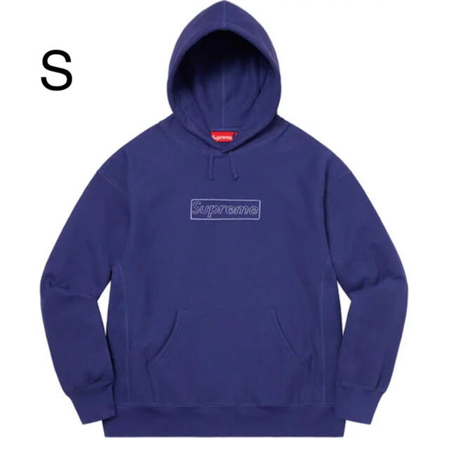 supreme KAWS chalk logo hooded S